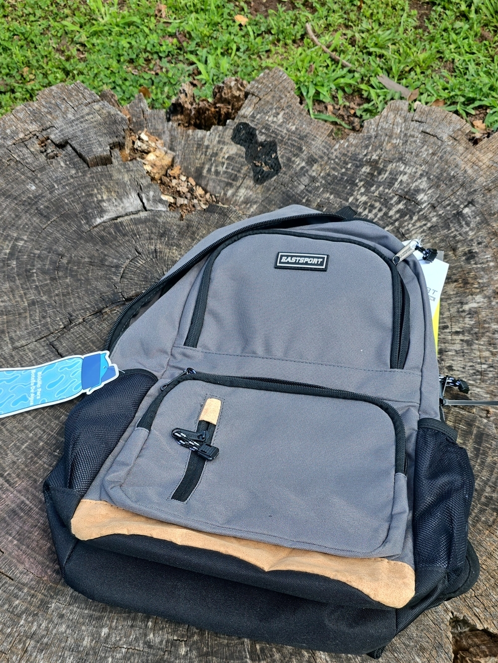 Eastsport Gray and Black Men's Backpack